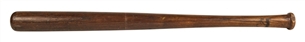 Historic 1905 Christy Mathewson Game Used World Series Bat Signed and Dated by John McGraw and Others PSA/DNA GU-10 and MEARS A-10. Most Important New York Giants Piece of Memorabilia Known. 